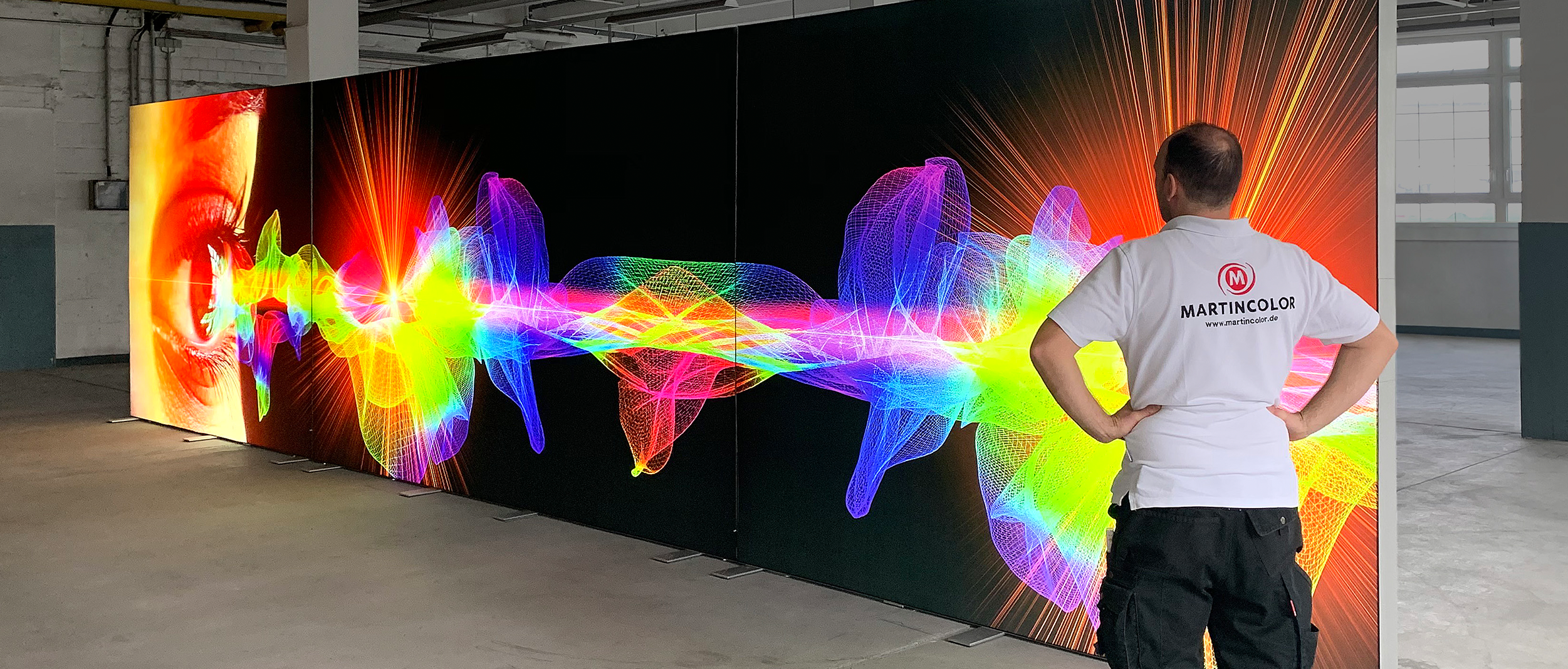 Mur d'exposition LED - Références