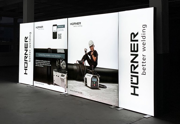 Mur d'exposition LED - ALU STAR - Hürner GmbH