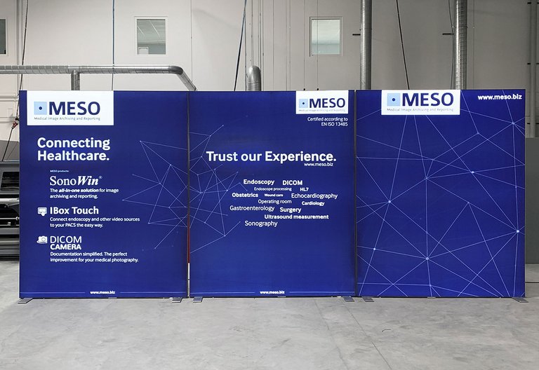 Mur d'exposition LED - ALU STAR - Meso International GmbH