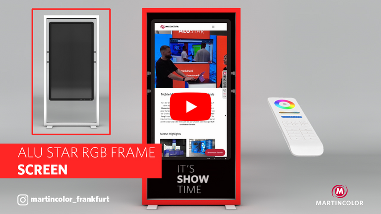 ALU STAR RGB Frame con pantalla integrada