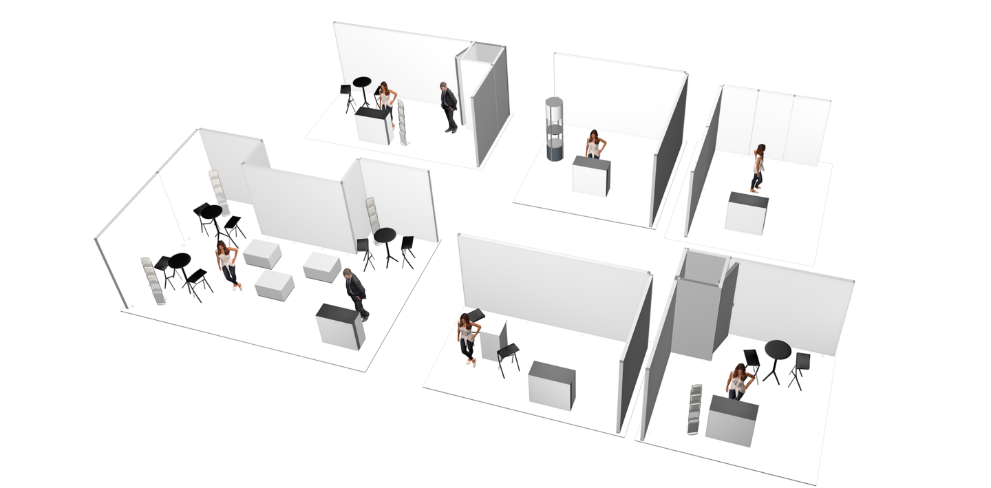 3D-Messestandplanung 3D-Messestandplanung