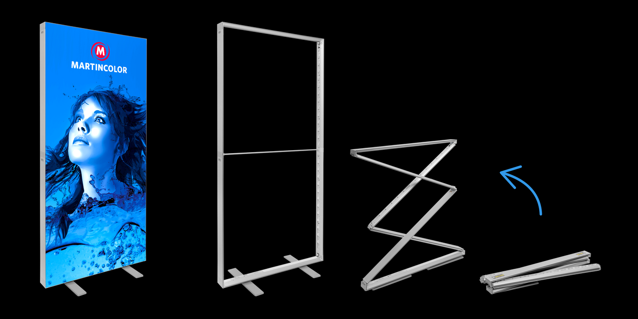 Faltbares Leuchtdisplay MAGIC FOLD Faltbares Leuchtdisplay MAGIC FOLD