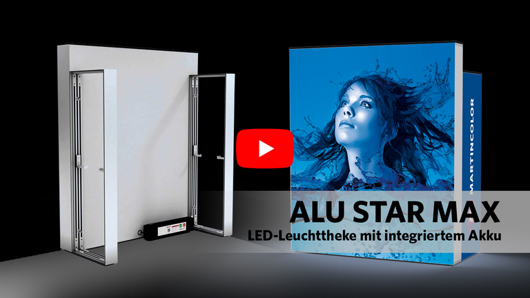 Mostrador LED ALU STAR MAX
