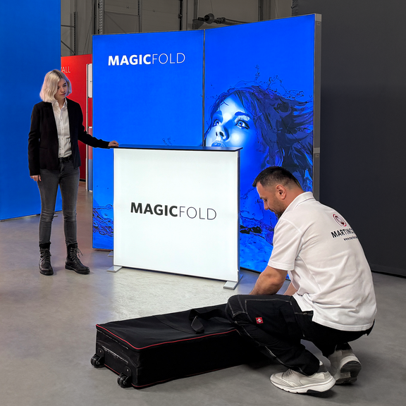 LED folding display MAGIC FOLD - assembly 1
