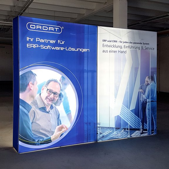 LED Messewand - GRID Lightbox - ORDAT GmbH & Co. KG LED Messewand - GRID Lightbox - ORDAT GmbH & Co. KG