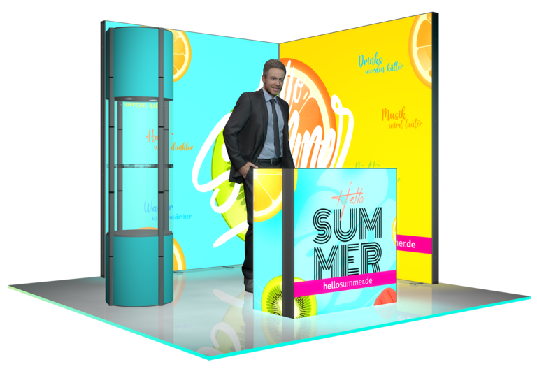 Messe-Set LED 5 - Standfläche: 3x3 m Messe-Set LED 5 - Standfläche: 3x3 m