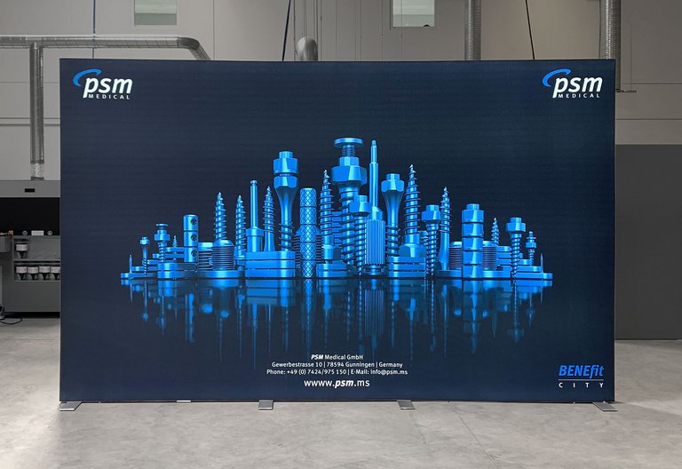 Mur d'exposition LED - ALU STAR - PSM Medical Solutions